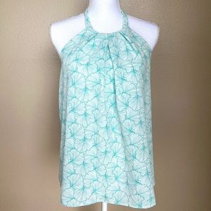 Manuheali'i Aqua Blue Halter Top